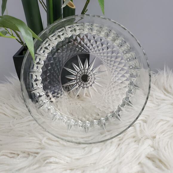 Arcoroc France Clear Vintage Starburst Glass Bowl - Picture 2 of 6